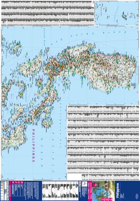 detail Filipíny (Philippines) 1:1.200.000 mapa RKH