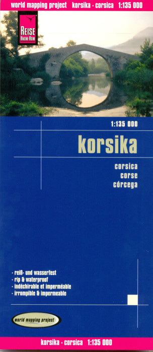 detail Korsika (Corsica) 1:135.000 mapa RKH