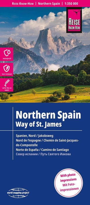 Španělsko Sever (Spain North) 1:350.000 mapa RKH