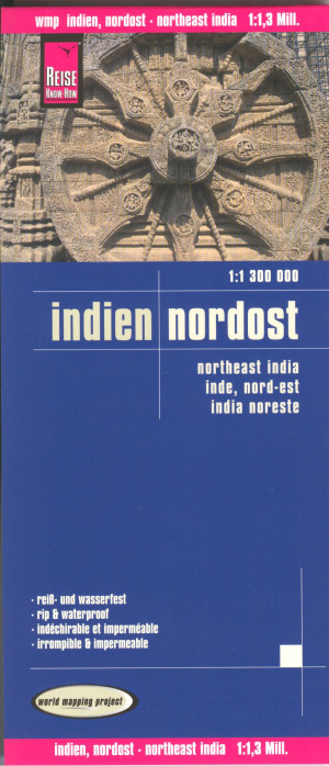 Indie Severovýchod (India North-East) 1:1,3m mapa RKH