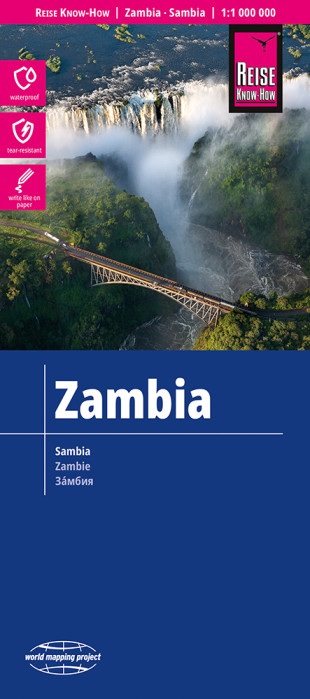Zambie (Zambia) 1:1.000.000 mapa RKH