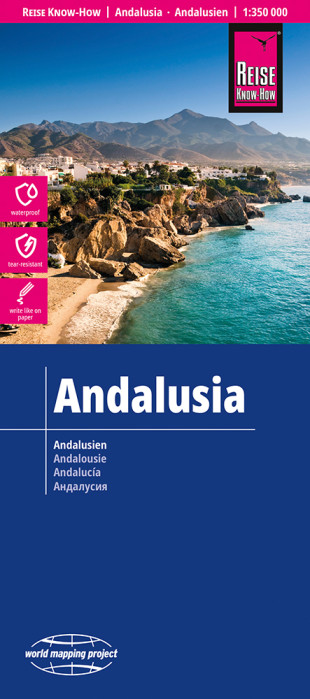 Andalusie (Andalucía) 1:350t mapa RKH
