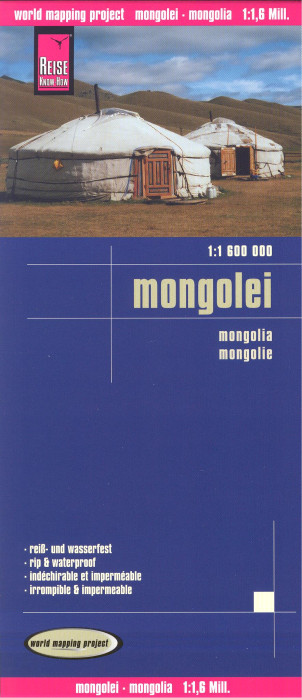 Mongolsko (Mongolia) 1:1.600.000 mapa RKH
