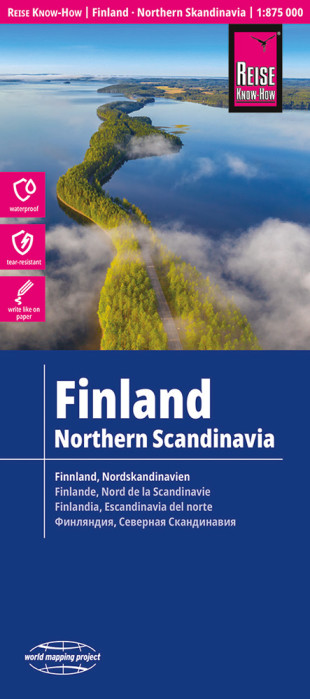 Finsko (Finland) 1:875.000 mapa RKH