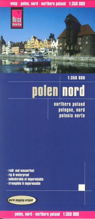 Polsko Sever (Poland North) 1:350.000 mapa RKH