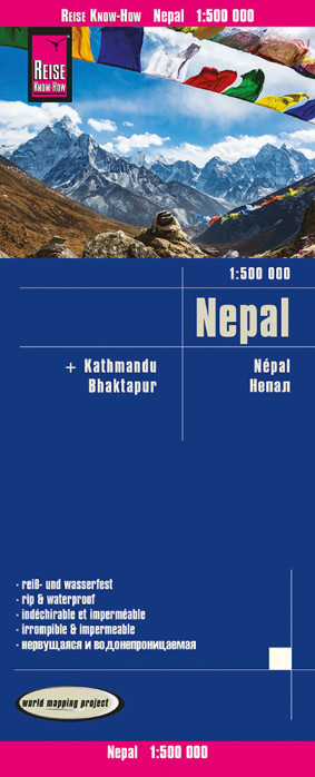 detail Nepál 1:500.000 mapa RKH