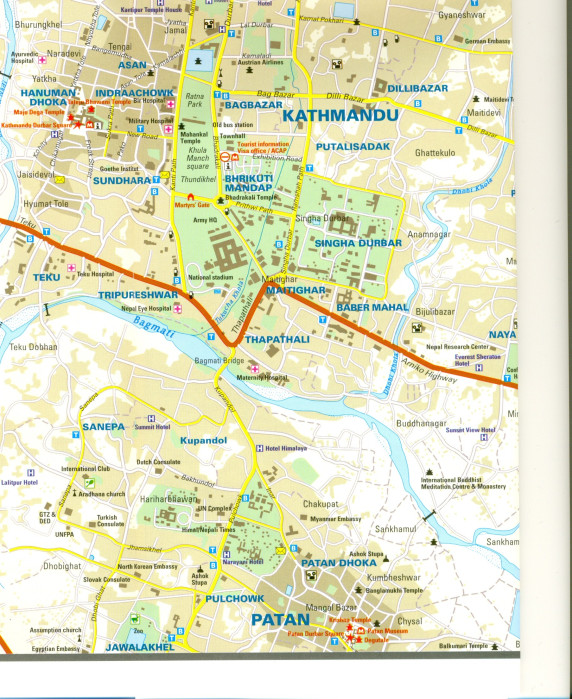 detail Nepál 1:500.000 mapa RKH