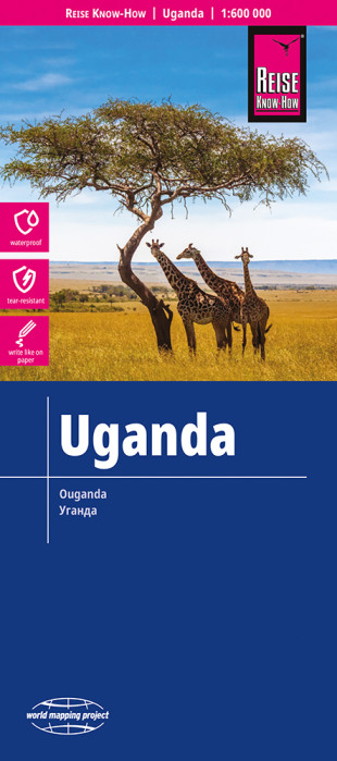 detail Uganda 1:600.000 mapa RKH