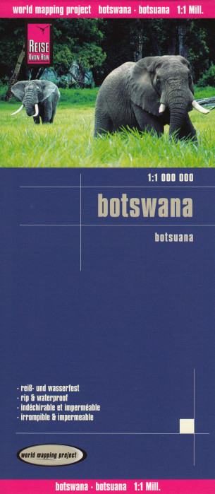 detail Botswana 1:1m mapa RKH