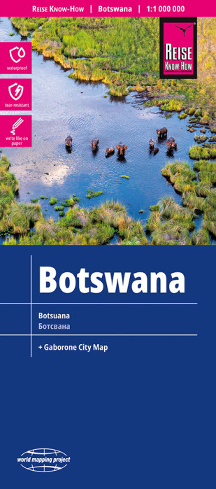 detail Botswana 1:1m mapa RKH