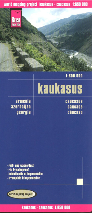 detail Kavkaz (Caucasus) 1:650.000 mapa RKH