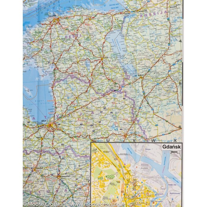 detail Baltské moře (Baltic Sea) 1:1,3m mapa RKH