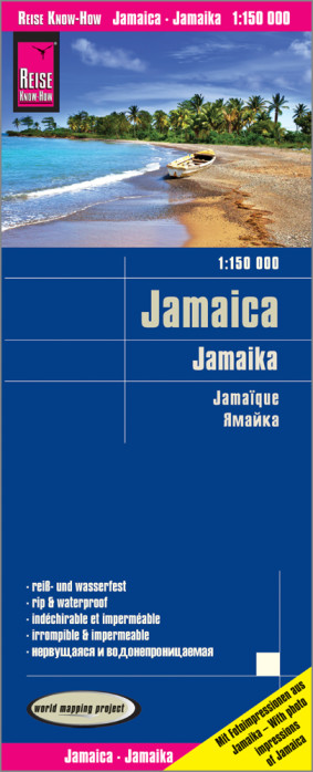 Jamajka (Jamaica) 1:150.000 mapa RKH