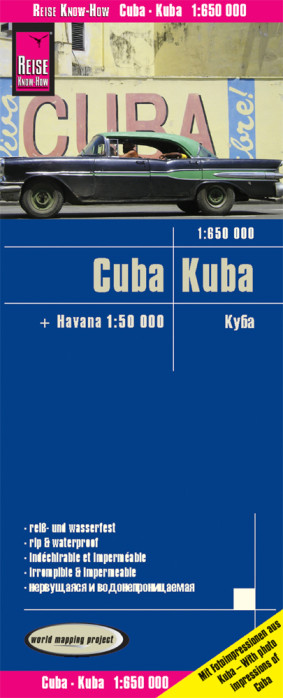 Kuba (Cuba) 1:650.000 mapa RKH