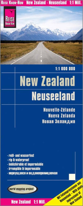detail Nový Zéland (New Zealand) 1:1.000.000 mapa RKH