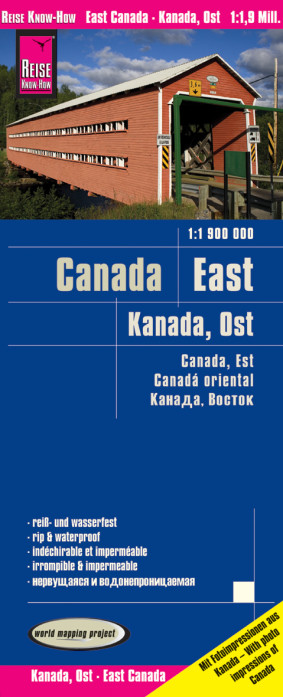 Východní Kanada (Canada East) 1:1.900.000 mapa RKH