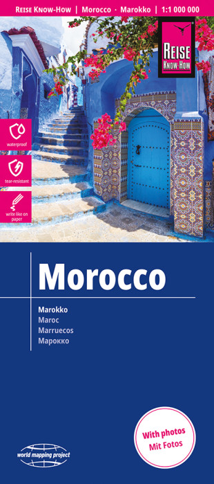 detail Maroko (Morocco) 1:1.000.000 mapa RKH