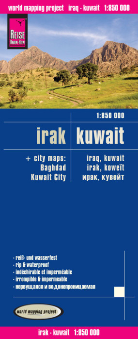 Irák, Kuvajt (Iraq, Kuwait) 1:850.000 mapa RKH