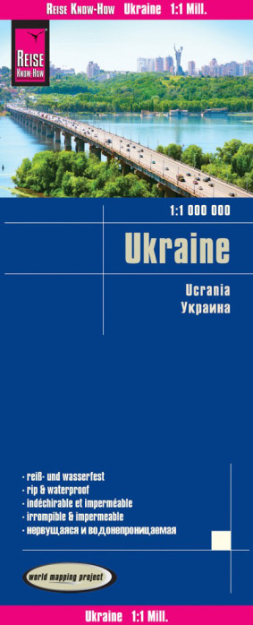 Ukrajina (Ukraine) 1:1.000.000 mapa RKH