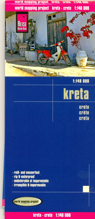 detail Kréta (Crete) 1:140.000 mapa RKH
