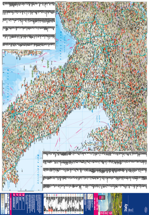 detail Itálie (Italy) 1:900.000 mapa RKH