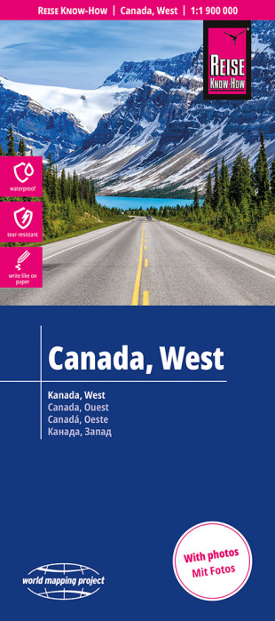 Západní Kanada (Canada West) 1:1.900.000 mapa RKH
