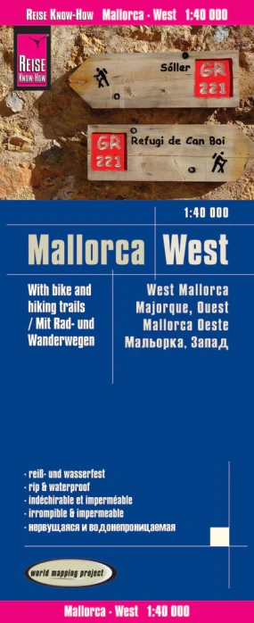 Malorka Západ (Mallorca West) 1:40.000 mapa RKH
