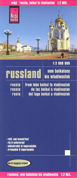 Rusko - Bajkal až Vladivostok 1:2m mapa RKH