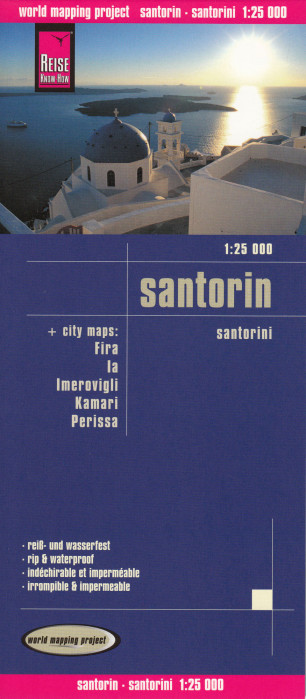Santorini 1:25.000 mapa RKH