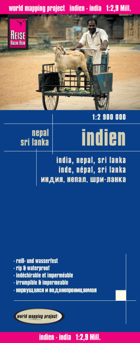 Indie (India) 1:2,9m mapa RKH