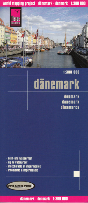 detail Dánsko (Denmark) 1:300.000 mapa RKH