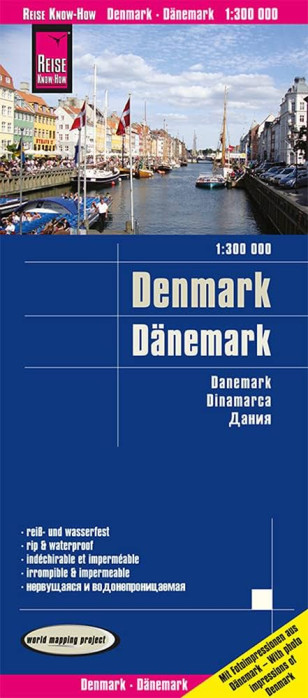 detail Dánsko (Denmark) 1:300.000 mapa RKH