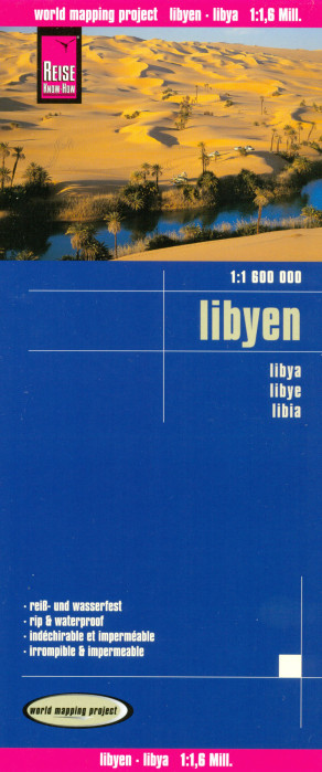 detail Libye (Libya) 1:1.600.000 mapa RKH