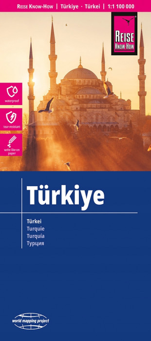 Turecko (Turkey) 1:1,1m mapa RKH