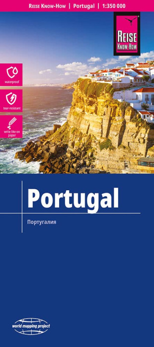 detail Portugalsko (Portugal) 1:350.000 mapa RKH