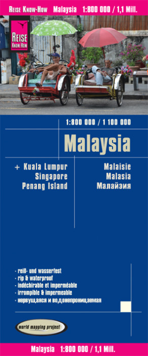 detail Malajsie (Malaysia) 1:800t mapa RKH