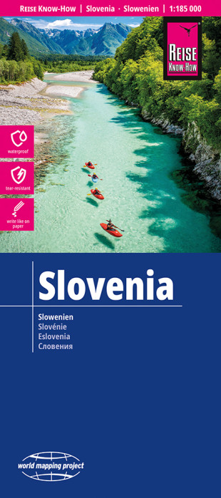 Slovinsko (Slovenia) 1:185.000 mapa RKH
