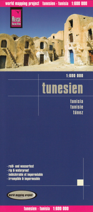 Tunisko (Tunisia) 1:600t mapa RKH