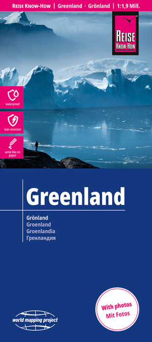 detail Grónsko (Greenland) 1:1,9m mapa RKH