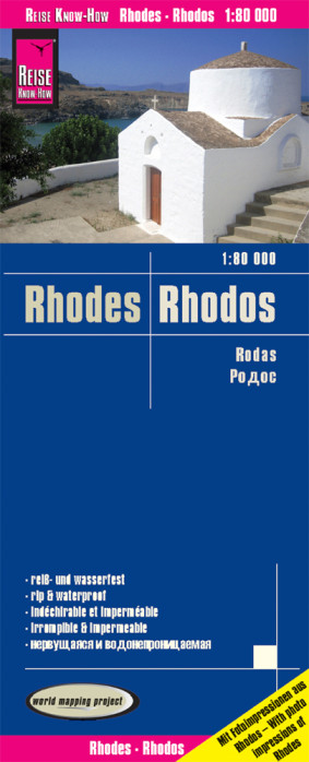 Rhodos 1:80.000 mapa RKH