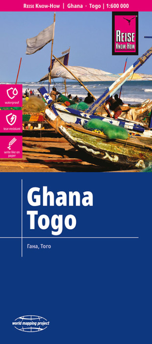 detail Ghana & Togo 1:600.000 mapa RKH