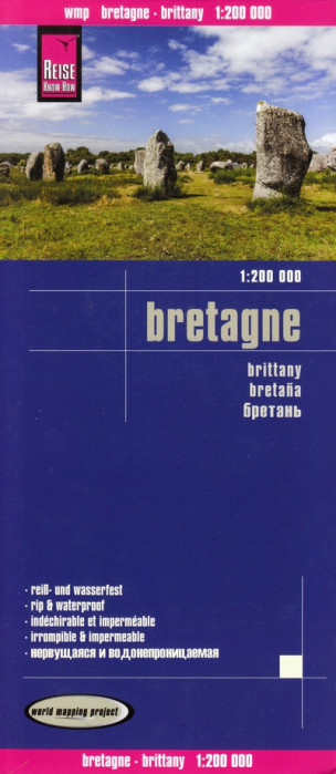 Bretaň (Bretagne) 1:200.000 mapa RKH