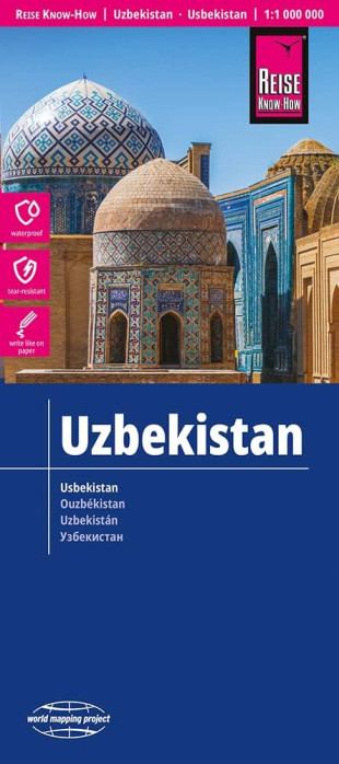 detail Uzbekistan mapa 1:1.000.000 RKH