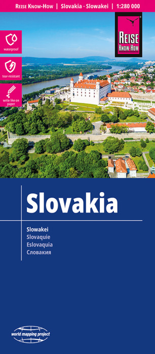 Slovensko (Slovakia) mapa 1:280.000 RKH