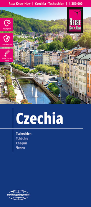 detail Czech Republic 1:350.000 mapa RKH