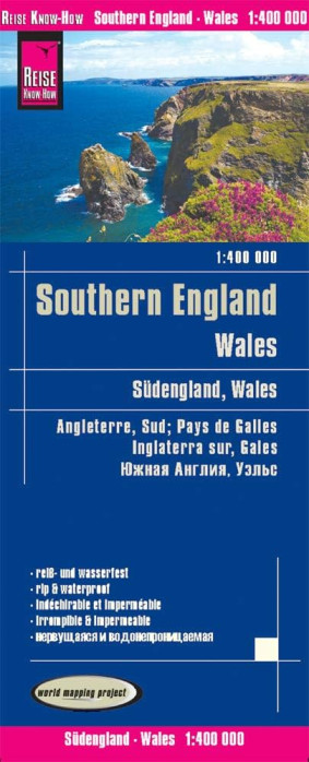 Southern England, Wales 1:400.000 mapa RKH
