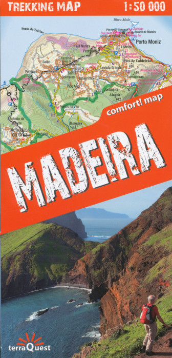 detail Madeira trekkingová mapa 1:50.000 TQ