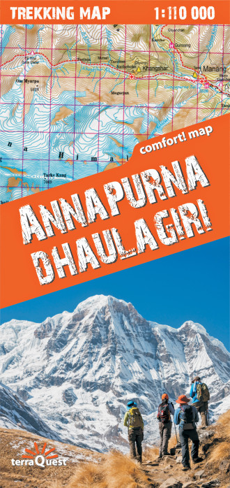 Annapurna / Dhaulagiri 1.110.000 turistická mapa TQ