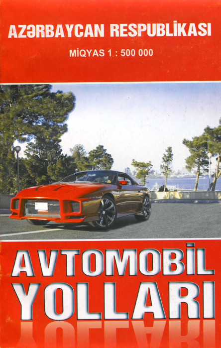 Ázerbajdžán (Azerbaijan) automapa 1:500t BKF