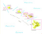 náhled Havaj (Hawaii) Honolulu/Oahu 1:35t mapa Nelles